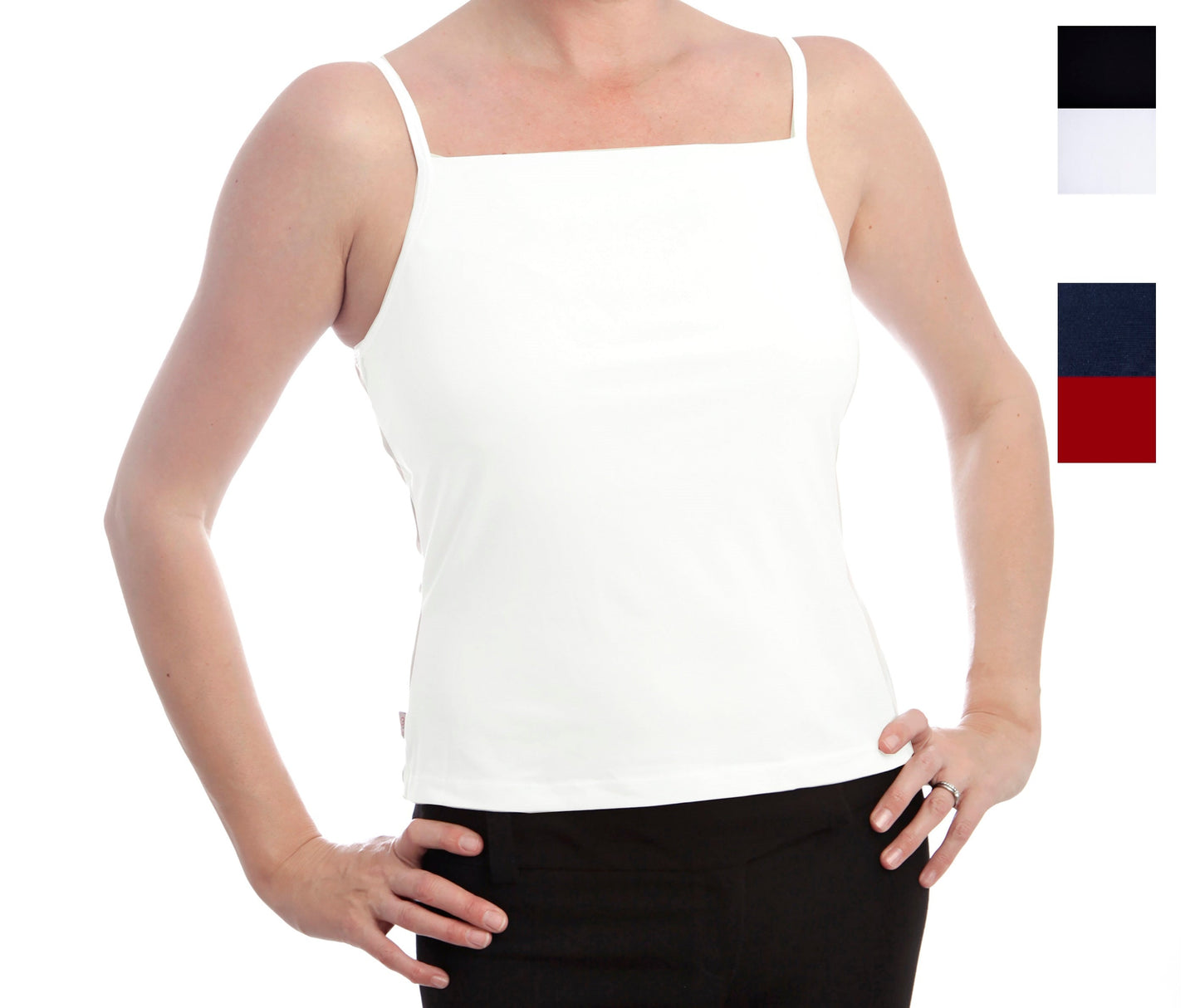Long Plain Cami - Stretch Poly/elastane