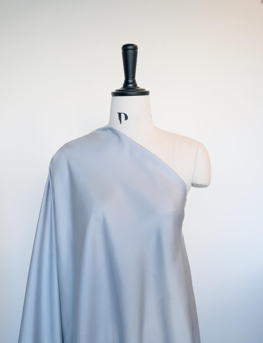 Off White Silk Twill Fabric: 19 Momme, 71gsm