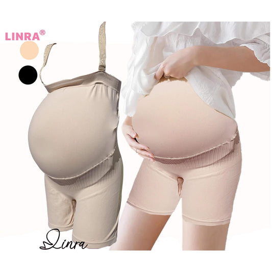 LINRA Seamless Belly Band Shorts Pregnancy Women Belly Cover Fake Belly Filler for Movie TV Cosplay Costume Actor Bag Accessories