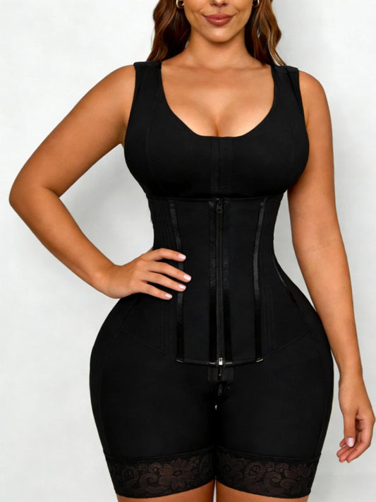 Women Shapewear Bodysuit, Tummy Control Body Shaper, Butt Lifting Faja, Waist Trainer, Thigh Slimming Shapewear