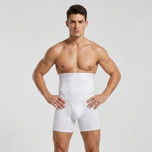 Men Waist & Belly Shapewear Shorts | High Waist Tummy Control Underwear